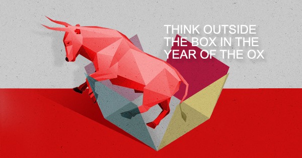 Think outside the box, in the year of the ox