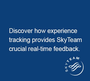 How experience tracking provides SkyTeam crucial real-time feedback