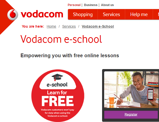 Vodacom e-school