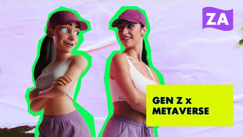 Gen Z Metaverse 2 women with caps