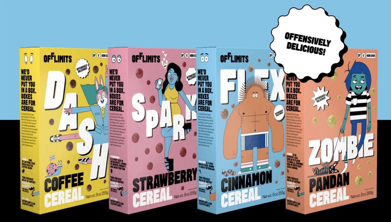 OffLimits NFT cereal boxes