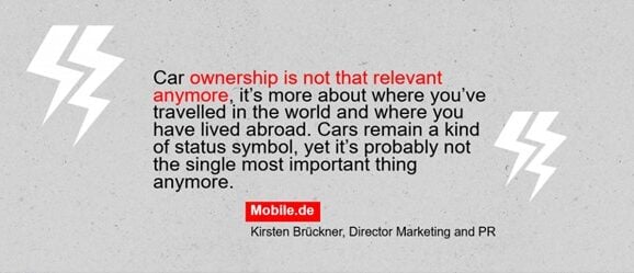 Quote Car ownership is not that relevant anymore